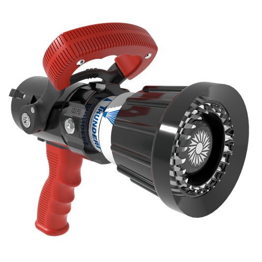 TFT 1.5" ThunderFog Nozzle BSP Swivel INlet 5 Bar 110-750 LPM - Red Bale & Pistol Grip