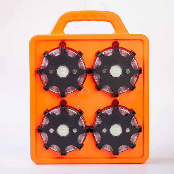 Sequential Road Hazard Warning Lights - 8 Pack